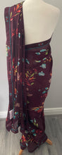 Load image into Gallery viewer, Soft georgette chiffon saree 5016