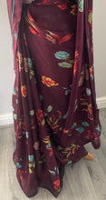 Load image into Gallery viewer, Soft georgette chiffon saree 5016