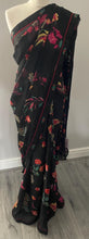 Load image into Gallery viewer, Soft georgette chiffon saree 5017