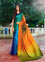Load image into Gallery viewer, Satin silk saree 5003