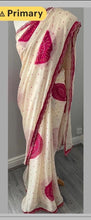 Load image into Gallery viewer, chiffon bandhni print saree 4193