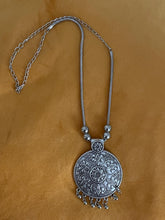 Load image into Gallery viewer, oxidised necklace ( no earrings ) 4317