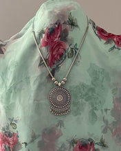 Load image into Gallery viewer, oxidised necklace ( no earrings ) 4319