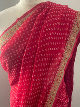 Load image into Gallery viewer, Bandhani saree 952