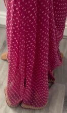 Load image into Gallery viewer, Bandhani saree 957