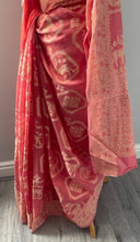 Load image into Gallery viewer, Cotton silk saree 1186