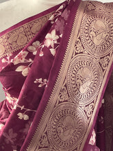 Load image into Gallery viewer, Soft dolla silk saree 4084