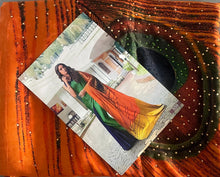 Load image into Gallery viewer, Satin silk saree 5006