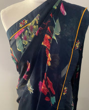 Load image into Gallery viewer, Soft georgette chiffon saree 5018
