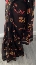 Load image into Gallery viewer, Soft georgette chiffon saree 5019