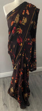 Load image into Gallery viewer, Soft georgette chiffon saree 5019