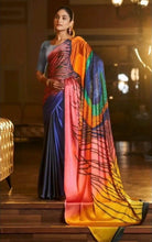 Load image into Gallery viewer, satin silk saree 3085