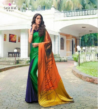 Load image into Gallery viewer, Satin silk saree 5006