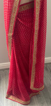 Load image into Gallery viewer, Bandhani saree 952