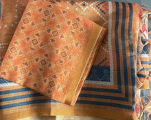 Load image into Gallery viewer, Linen saree 1366