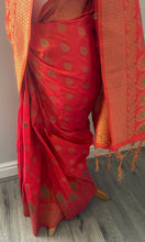 Load image into Gallery viewer, Semi Silk saree ( ready to dispatch in Uk )/380