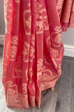 Load image into Gallery viewer, Cotton silk saree 1186