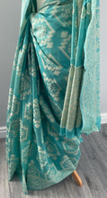 Load image into Gallery viewer, Cotton silk saree 1185