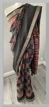 Load image into Gallery viewer, cotton slub saree 4133