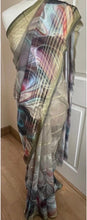 Load image into Gallery viewer, Printed georgette saree 2152