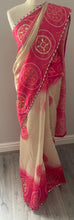 Load image into Gallery viewer, Semi silk bandhni print saree 5027