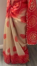 Load image into Gallery viewer, Semi silk bandhni print saree 5029