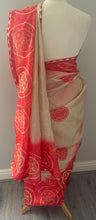 Load image into Gallery viewer, Semi silk bandhni print saree 5029