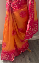 Load image into Gallery viewer, Semi silk bandhni print saree 5028