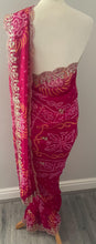 Load image into Gallery viewer, Soft georgette Bandhni print saree 5033