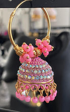 Load image into Gallery viewer, Jhoomar hoop earings 6045