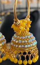 Load image into Gallery viewer, Jhoomar hoop earings 6046