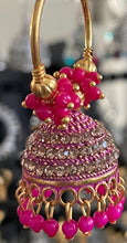 Load image into Gallery viewer, Jhoomar hoop earings 6047