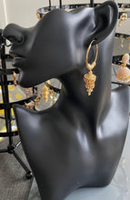 Load image into Gallery viewer, Large hoop/dangle earrings 6067
