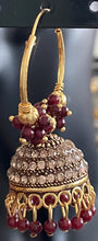 Load image into Gallery viewer, Jhoomar hoop earings 6044