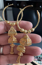 Load image into Gallery viewer, Large hoop/dangle earrings 6065