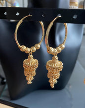 Load image into Gallery viewer, Large hoop/dangle earrings 6067