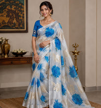 Load image into Gallery viewer, Orgenza saree 4074