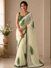 Load image into Gallery viewer, chiffon bandhni print saree 4199