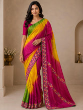 Load image into Gallery viewer, Lariya print saree 4003