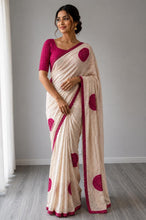 Load image into Gallery viewer, chiffon bandhni print saree 4193
