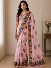Load image into Gallery viewer, Sabyasachi inspired saree ( light pink ) 1742