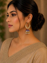 Load image into Gallery viewer, Hoops with jhoomar earrings 4250