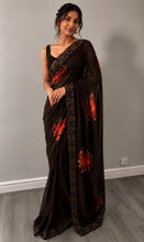 Load image into Gallery viewer, Georgette saree ready to dispatch I Uk/365