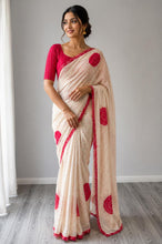 Load image into Gallery viewer, chiffon bandhni print saree 4195
