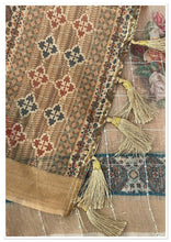 Load image into Gallery viewer, Cotton/linen saree 1589