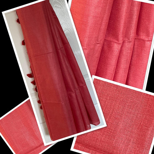 Linen saree