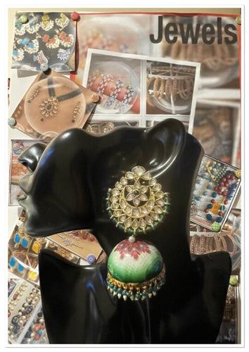 Large jhoomar earrings