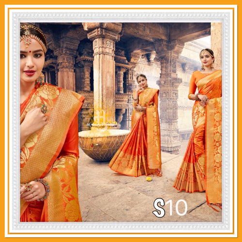 Semi silk weaving saree 378