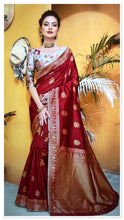 Load image into Gallery viewer, Silk saree  143