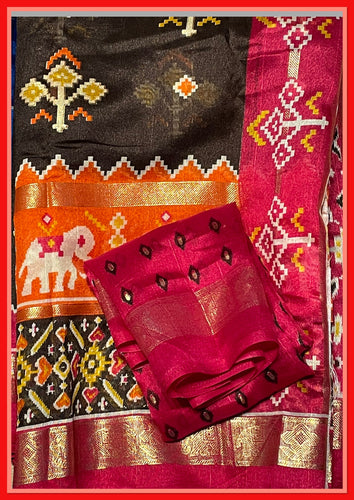 Cotton silk saree 1639